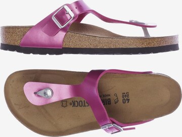 BIRKENSTOCK Sandals & Slippers in 40 in Pink: front