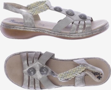 Rieker Sandals & High-Heeled Sandals in 40 in Grey: front
