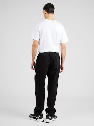 Calvin Klein Jeans Loosefit Hose in Schwarz