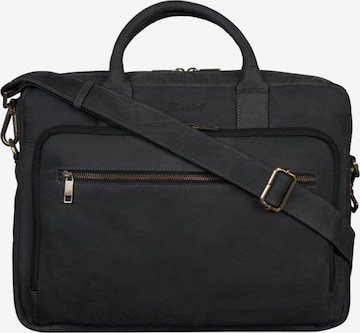Benthill Briefcase in Black: front
