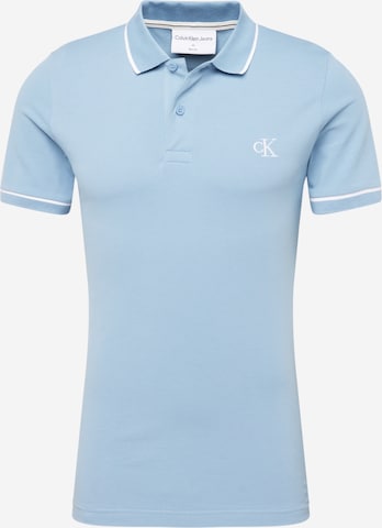 Calvin Klein Jeans Särk, värv sinine: eest vaates