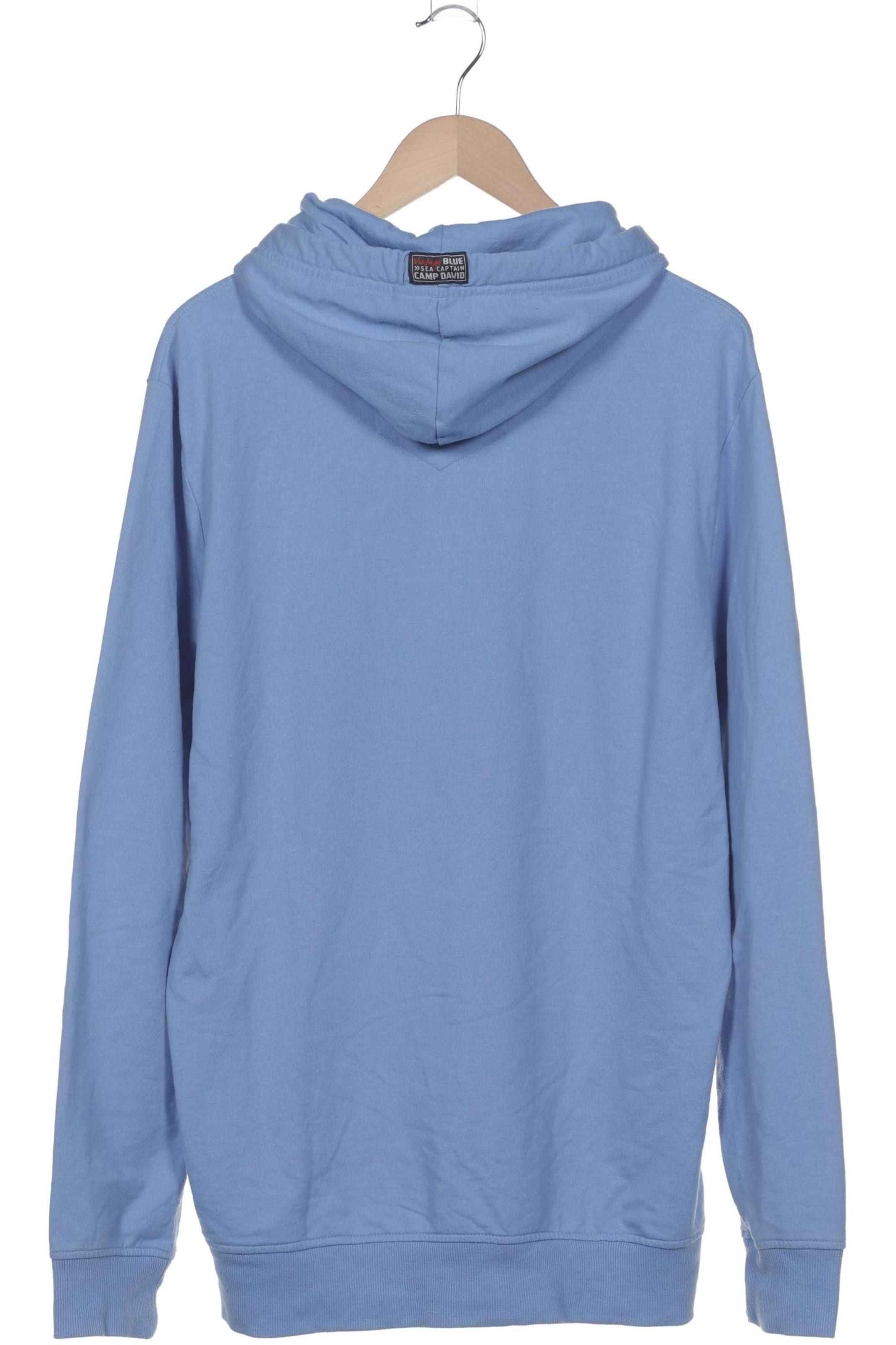 CAMP DAVID Sweatshirt & Zip-Up Hoodie in XXL in Blue