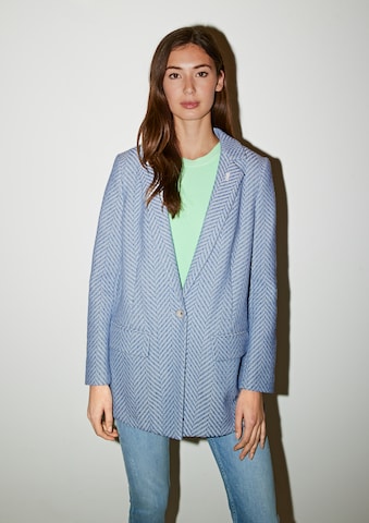 comma casual identity Blazer in Blue: front