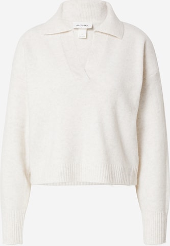 Pull-over Monki en blanc : devant