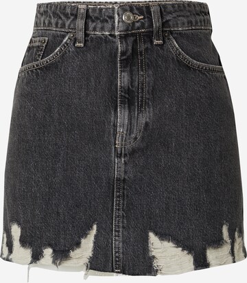 TOPSHOP Skirt in Black: front