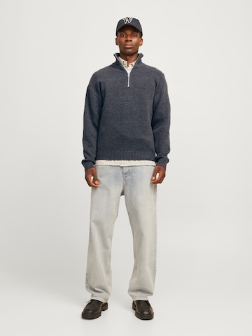 Pulover 'JOROLLIE' de la JACK & JONES pe gri