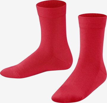 FALKE Socks 'Family' in Red: front