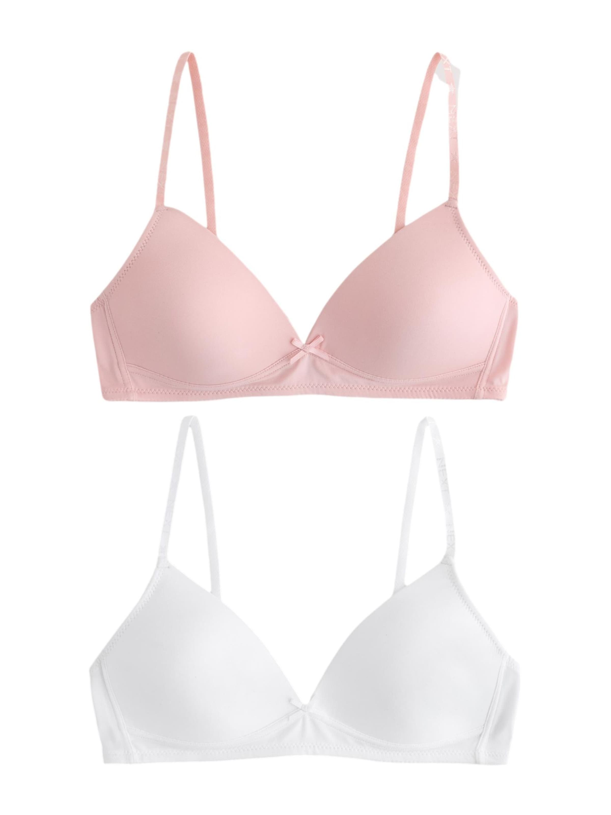 Next T-shirt Bra in Pink: front