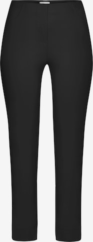 STEHMANN Slimfit Stehmann Stoffhose in Schwarz: Vorderseite