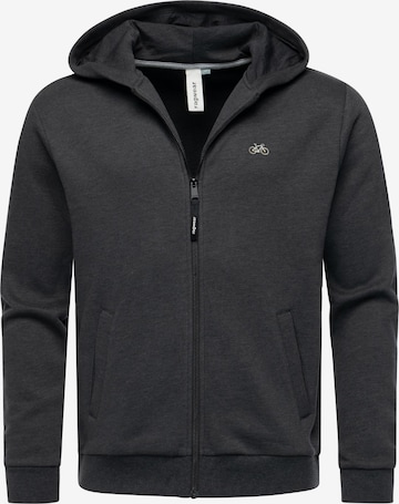 Giacca di felpa 'Natten Emb' di Ragwear in grigio: frontale