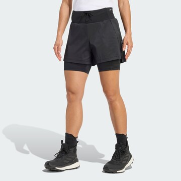 ADIDAS TERREX Regular Outdoorshorts 'Xploric' in Schwarz: Vorderseite
