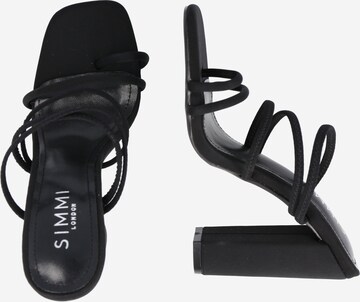 Simmi London - Zapatos abiertos 'HEERA' en negro