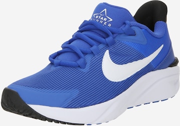 NIKE Sports shoe 'Star Runner 4' in Blue: front
