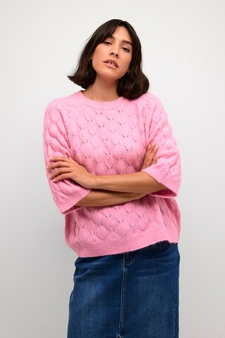 Kaffe Pullover 'Malene' in Pink: Vorderseite