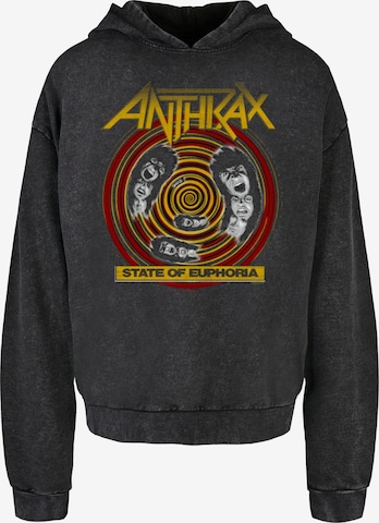 Merchcode Sweatshirt 'Anthrax - State Of Euphoria' in Black: front
