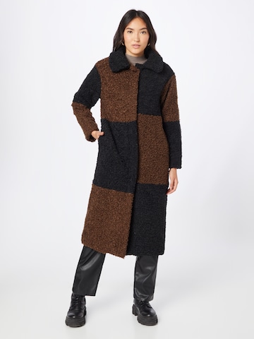 GLAMOROUS Between-seasons coat in Black: front