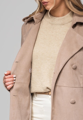 Ombre Tussenmantel in Beige