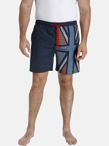 Charles Colby Board Shorts 'Baron Rhyan' in Blue: front