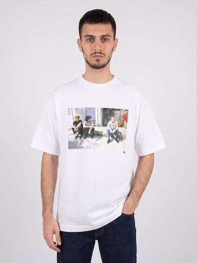 VANS T-Shirt 'Skate Atiba Haze Curb Crew SS White' en S en blanc, Vue avec produit