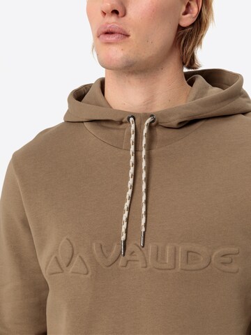 VAUDE Sports sweatshirt 'Manukau' in Brown