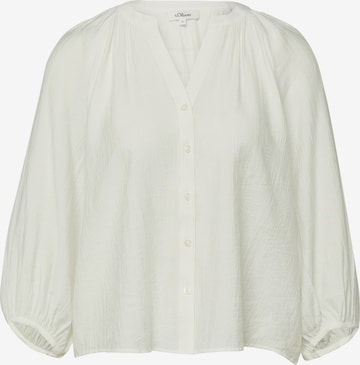 s.Oliver Blouse in Beige: voorkant