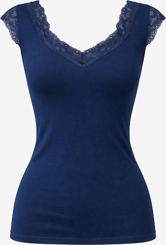 Maillot de corps Blackspade en bleu : devant