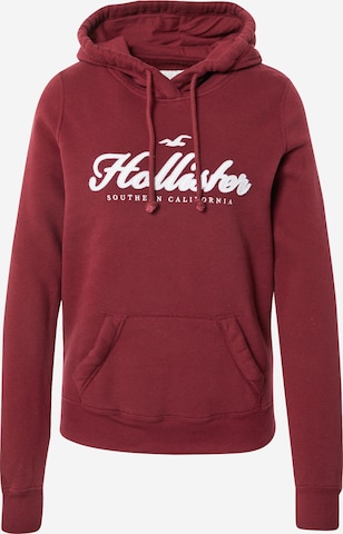 HOLLISTER Sweatshirt i rød: forside