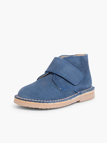 Pisamonas - Botas en azul: frente