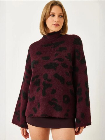 Bianco Lucci Pulóver 'Pullover' - piros: elől