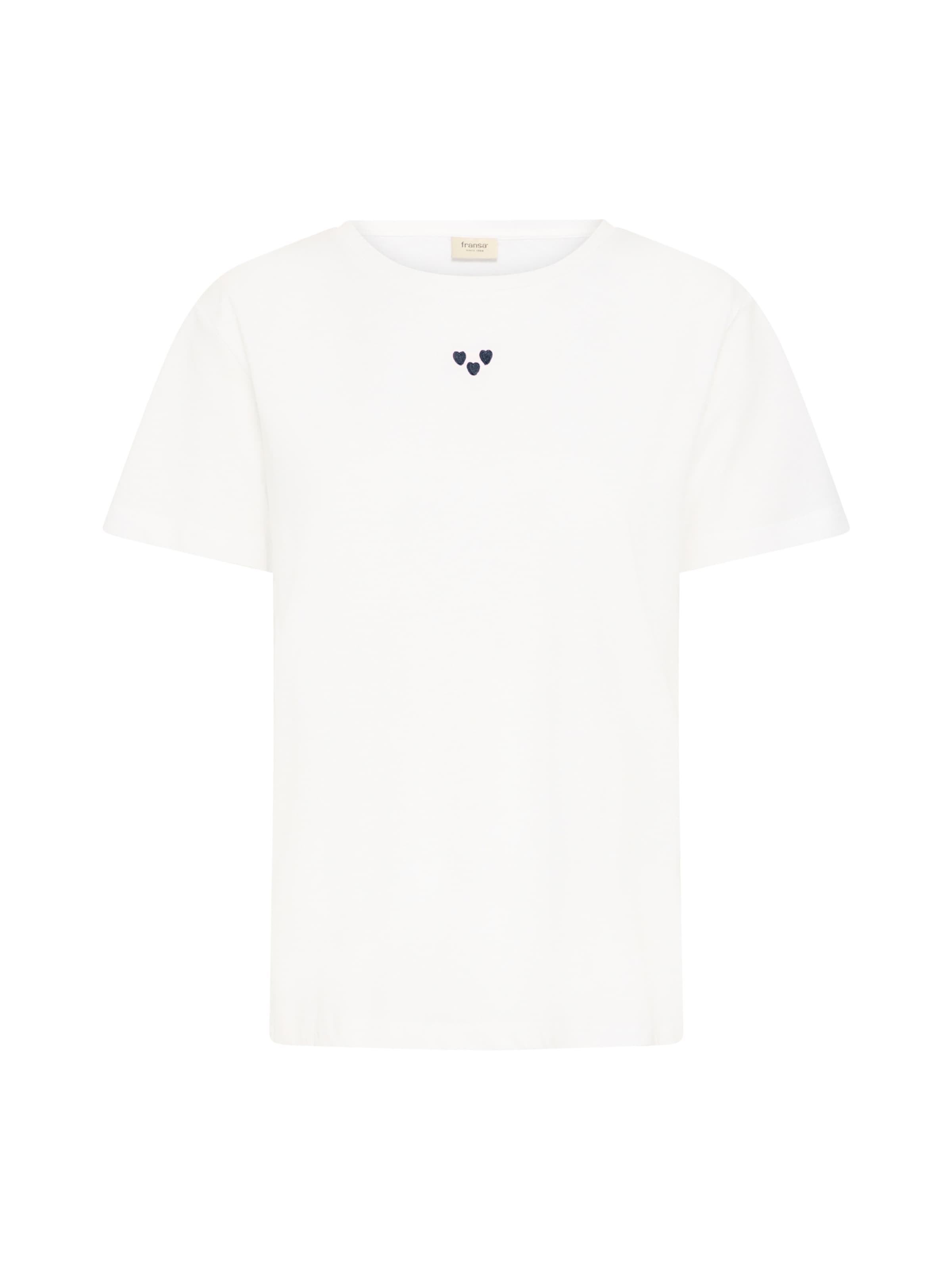 balts Fransa T-Krekls 'FRTALA': no priekšpuses