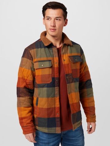 Iriedaily Between-Season Jacket 'Young Fella' in Brown: front