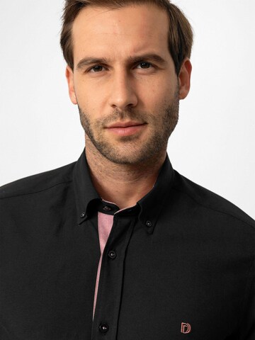 Dandalo Regular fit Button Up Shirt in Black