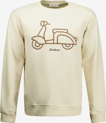 Deeluxe Sweatshirt in Beige: voorkant