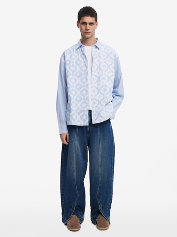 Desigual Regular fit Πουκάμισο σε μπλε