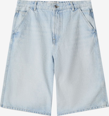 Jean Bershka en bleu : devant
