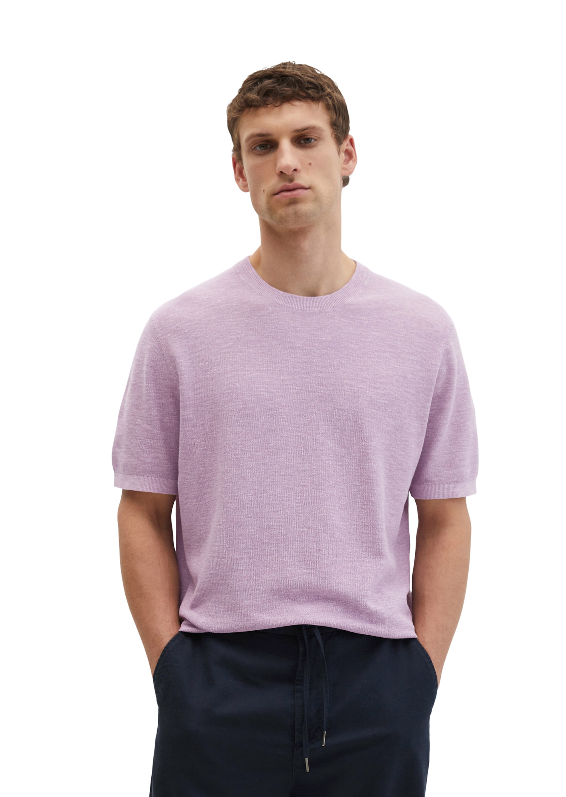 Marc O'Polo Shirt in Lila: voorkant