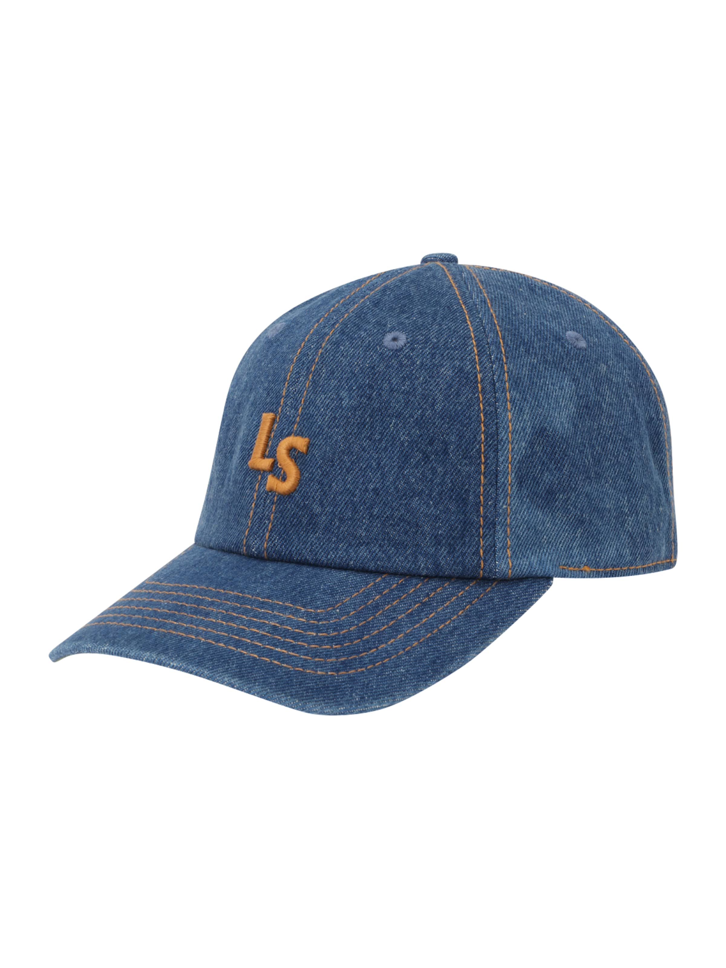 Șapcă 'Monogram Cap' LEVI'S ® pe albastru denim / galben închis, Vizualizare produs
