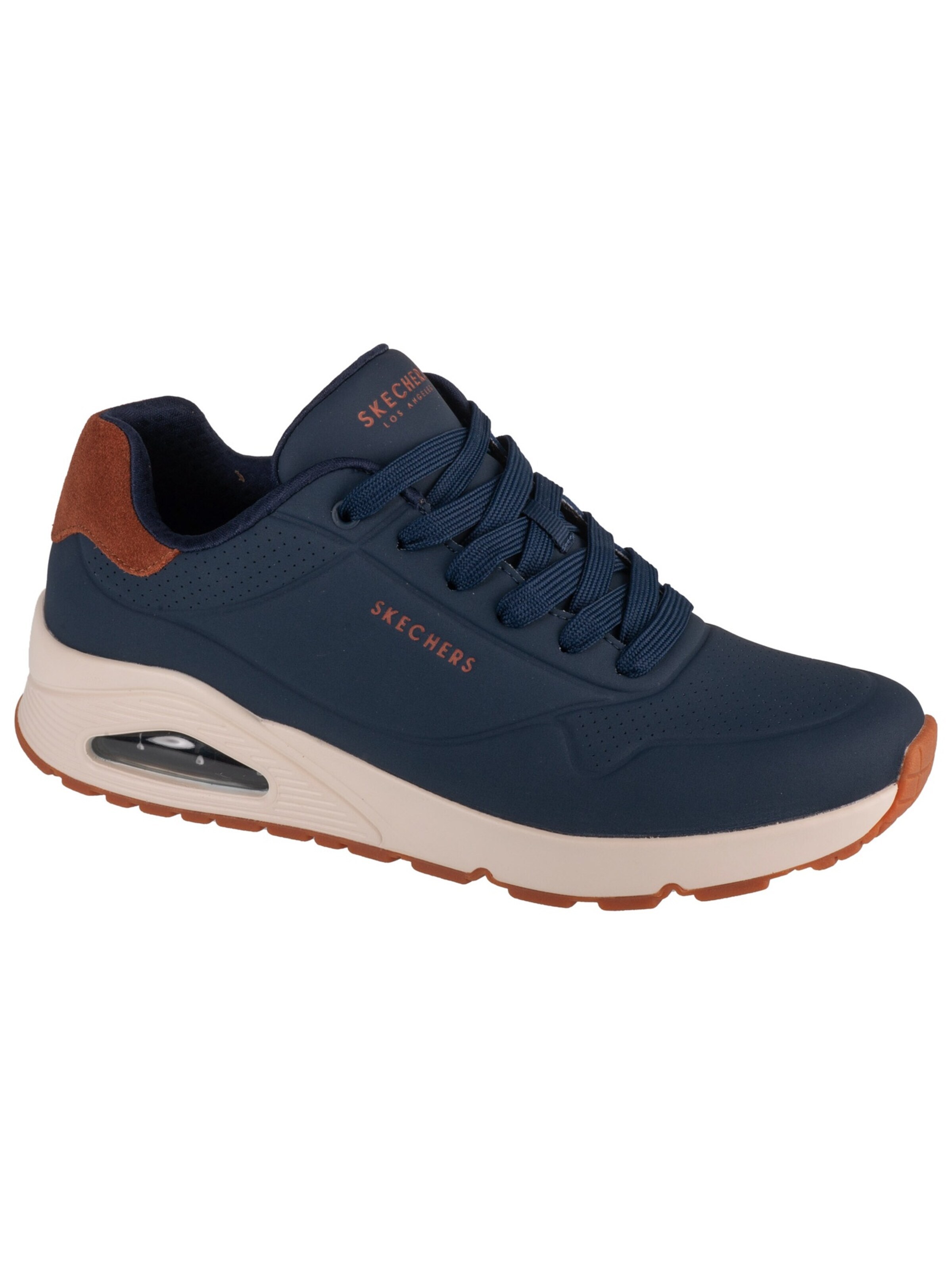 SKECHERS Sneakers laag 'Skechers Uno - Suited On Air' in Blauw: voorkant