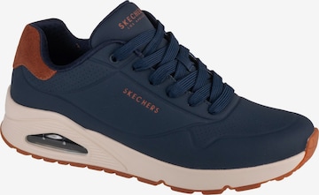 SKECHERS Sneakers laag 'Skechers Uno - Suited On Air' in Blauw: voorkant