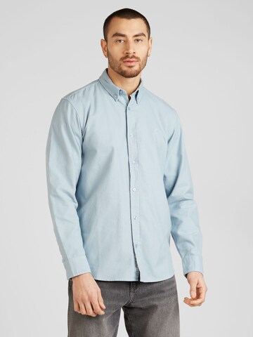 Carhartt WIP Regular fit Button Up Shirt 'Bolton' in Blue: front