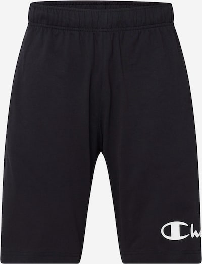 Pantaloni Champion Authentic Athletic Apparel pe negru / alb, Vizualizare produs