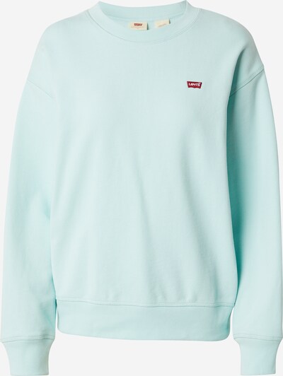 LEVI'S ® Sweatshirt 'Standard Crew' i mint / rød / hvid, Produktvisning