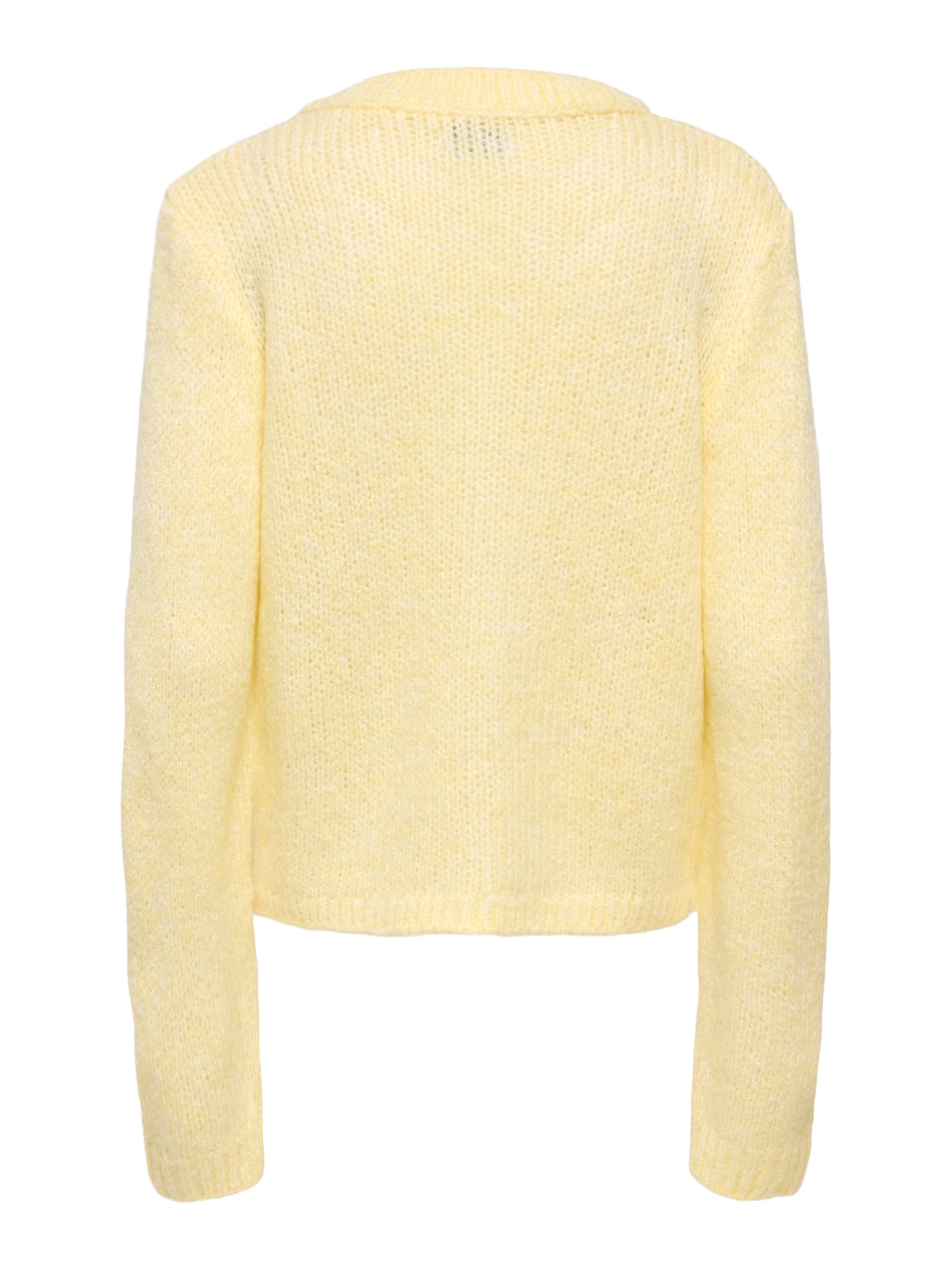 Geacă tricotată 'JDYDinea' de la JDY pe galben