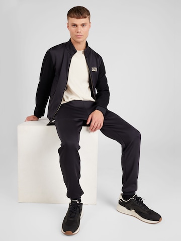 Effilé Pantalon EA7 Emporio Armani en noir