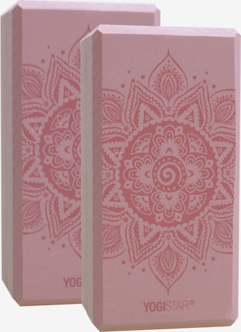 YOGISTAR.COM Yoga Block 'Art Collection' in Pink: front