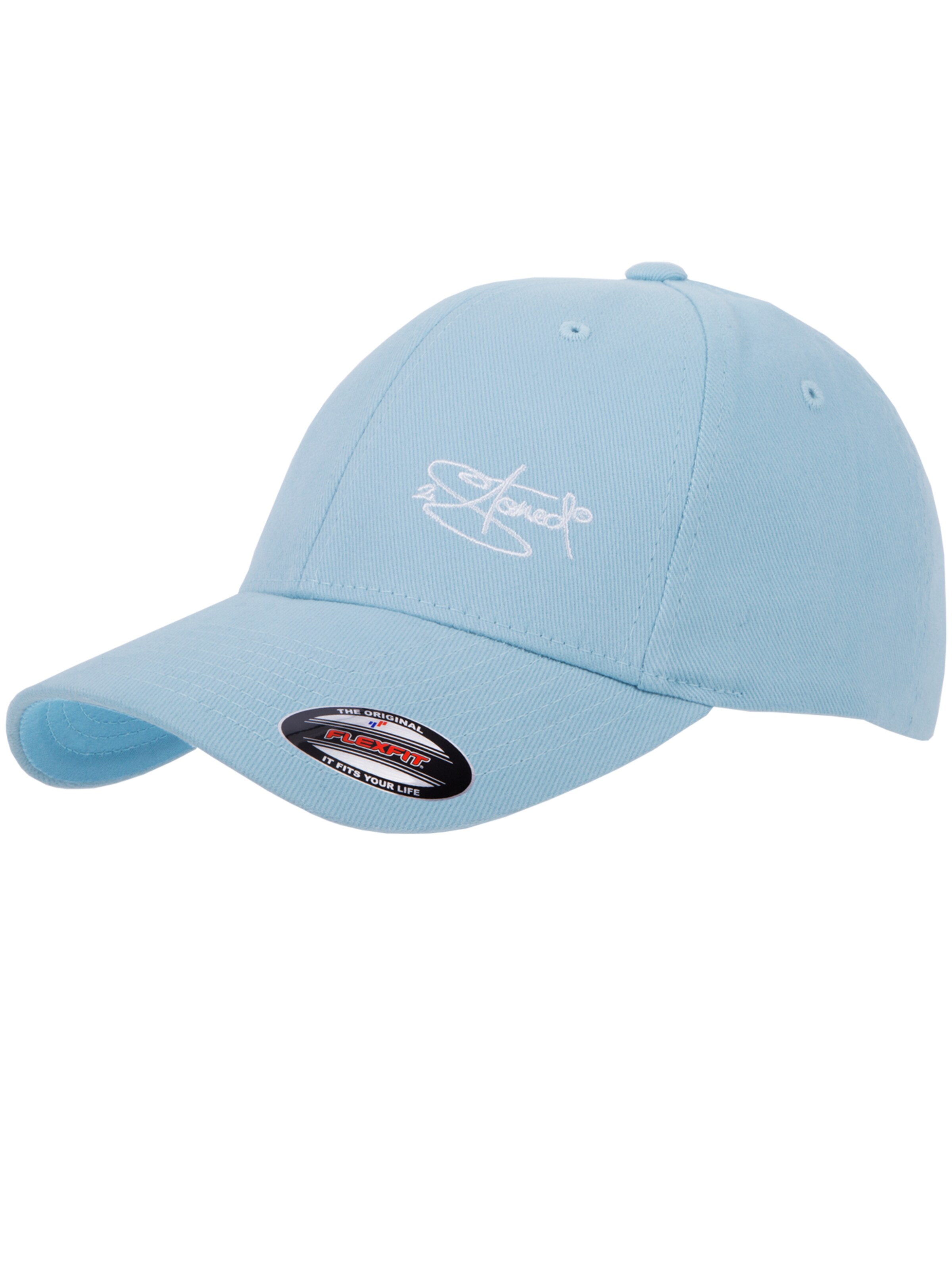 2Stoned Cap 'Flexfit Wooly Combed Classic' in Blue: front