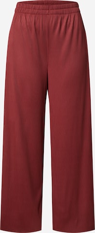 Wide leg Pantaloni 'Pepita' di EDITED in rosso: frontale