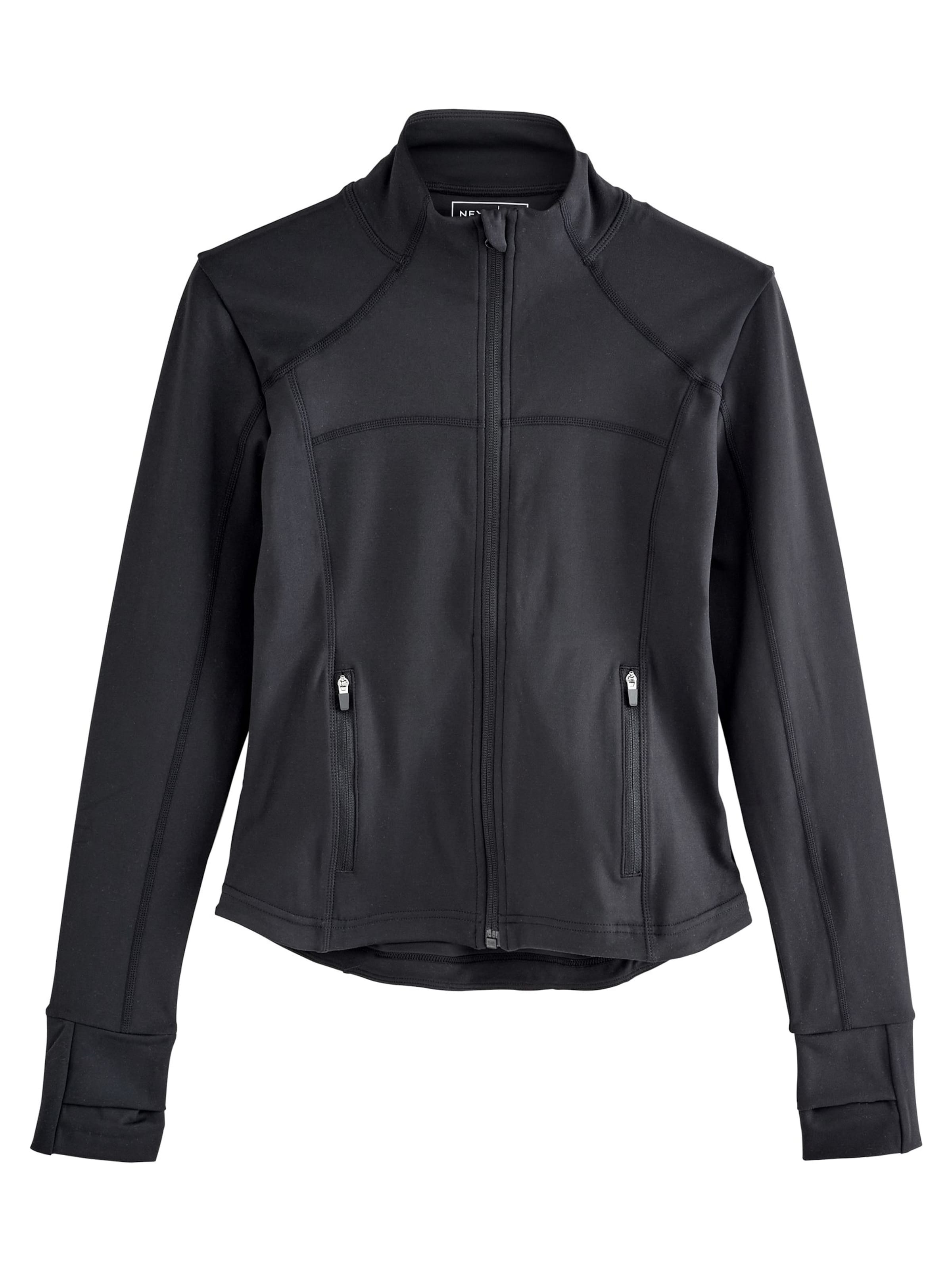 Next Αθλητικό μπουφάν σε μαύρο: μπροστά