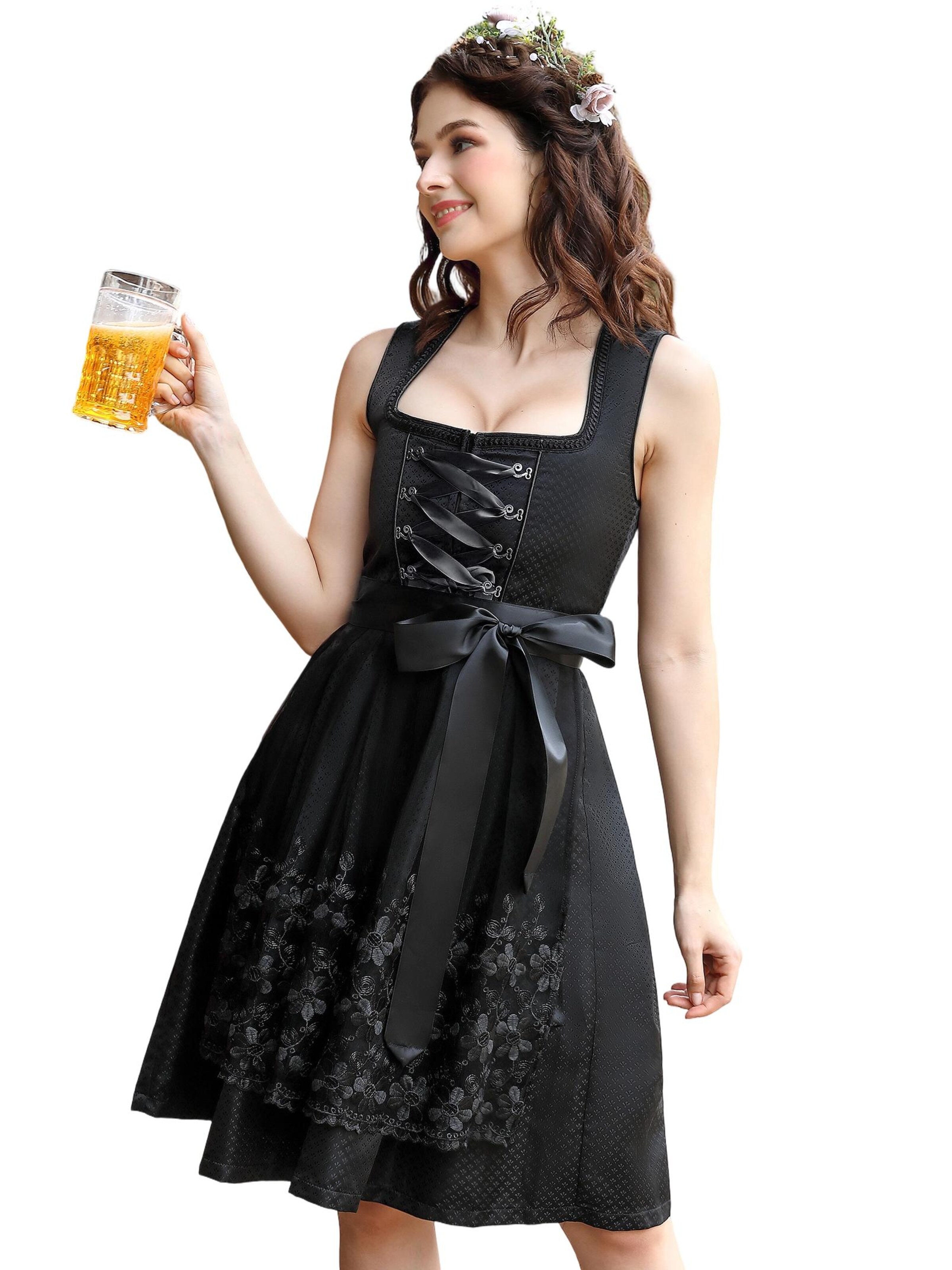 Yesfashion Dirndl‌‌‌‌‌‌‌‌‌ in Schwarz