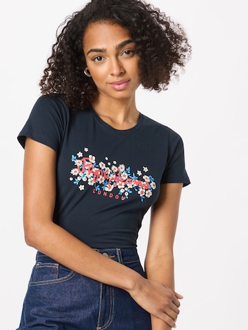 Pepe Jeans T-Shirt 'BEGO' in Blau: Vorderseite